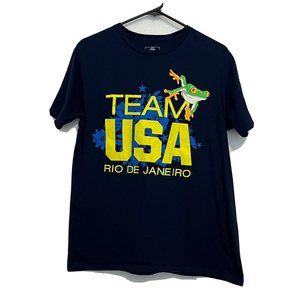 2016 Olympics Rio De Janeiro Team USA Frog Team Apparel Shirt Large